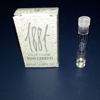 NINO Cerruti 1881 Eau de Toilette Probe Für Sammler Probe enthält nur kleinen Rest