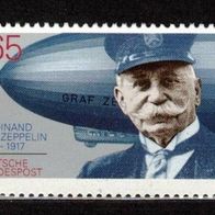 Bund 1165 Mi 1597 postfrisch, 75 J. Graf von Zeppelin