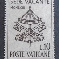 Briefmarke Vatikan: 1963 - 10 Lire - Michel Nr. 429