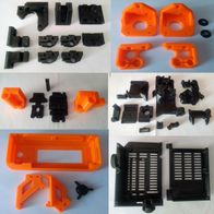 Prusa I3 MK3S+ 3D Drucker Parts Kit ABS+ black/ orange