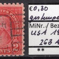 USA 1922 Freimarke: Persönlichkeiten und Landesmotive MiNr.263 A gestempelt -2-