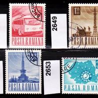 Rum023-Rumänien Mi. Nr. 2647 + 2648 + 2649 + 2650 + 2651 + 2652 + 2653 + 2654 o <