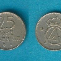 Schweden 25 Öre 1962