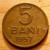5 Bani 1957 Rumänien