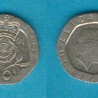 Großbritannien 20 Pence 2001