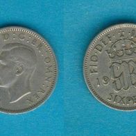 Großbritannien 6 Pence 1947 (2)