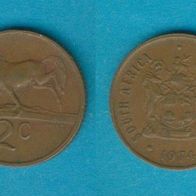 Südafrika 2 Cent 1974