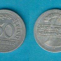 Deutsches Reich 50 Pfennig 1920 E