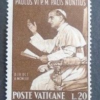 Briefmarke Vatikan: 1965 - 20 Lire - Michel Nr. 483