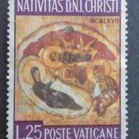 Briefmarke Vatikan: 1967 - 25 Lire - Michel Nr. 533