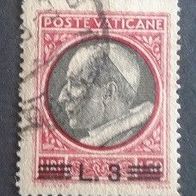 Briefmarke Vatikan: 3 Lire umgestempelt