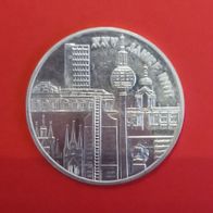 10 DDR Mark Silber Münze 25 Jahre DDR - Städtemotiv von 1974