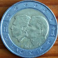 2 Euro Belgien 2005 "Belgisch-luxemburgische Union" Umlaufstück