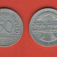 Deutsches Reich 50 Pfennig 1921 E