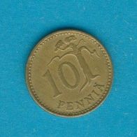 Finnland 10 Penniä 1971