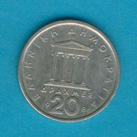 Griechenland 20 Drachmes 1986