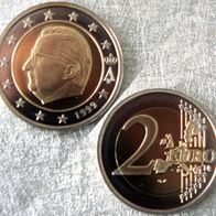 2 Euro Belgien PP Polierte Platte 1999