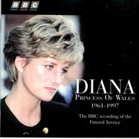 DIANA Princess of Wales - The BBC recording of the funeral service - CD sehr gut