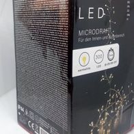 300 LED-Lichterkette Eisregen biegsam Innen Micro Eiszapfen 31V