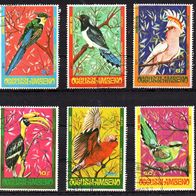 Vi007-Vignetten Briefmarken - Occussi-Ambeno - 5 Werte Vögel o <