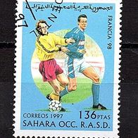 Vi016-Vignetten Briefmarken - Sahara OCC - 1 Wert o <