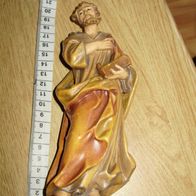 St Josef Holzfigur mit Hobel 20 cm