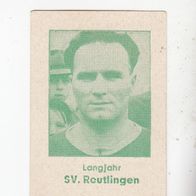 Fußball Toto Gum 1950 /51 Langjahr SV Reutlingen ungeklebt