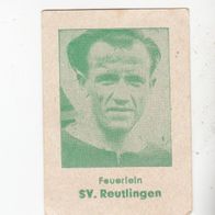 Fußball Toto Gum 1950 /51 Feuerlein SV Reutlingen ungeklebt