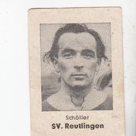 Fußball Toto Gum 1950 /51 Schöller SV Reutlingen ungeklebt