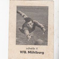 Fußball Toto Gum 1950 /51 Scheib II VFB Mühlburg ungeklebt