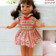 hübsche Zelluloid Puppe mit Schlafaugen & Stimme gemarkt mit SE, 35 cm groß