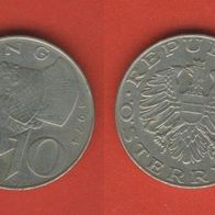 Österreich 10 Schilling 1974