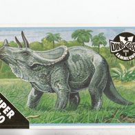 Orbis Dinosaurier Triceratops Dino Tausch Jahr 1993 #68 SUPER DINO