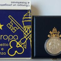 Vatikan 5 Euro 2002 Silber PP/ Proof Willkommen Euro, Johannes Paul II. (1978-2005)