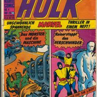 Der gewaltige Hulk Nr. 4 Williams Verlag April 1974