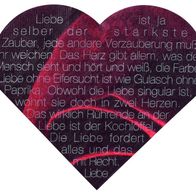 Love Edition Herzservietten – 16 Stück Mit Romantischen Sprüchen, 33 X 33 Cm – Für Tischdeko & Besondere Anlässe