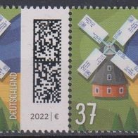 a21990) Bund * * 3703 wPaar - Briefmarken-Flügel