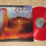 Obituary- Dying Of Everything / Blood Red Vinyl LP Ltd Frozen Cause Slowly