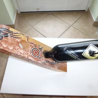 Flaschenhalter aus Australien 100% Original Aboriginal Kunst Handbemalt