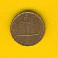 Italien 1 Cent 2012