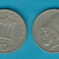 Griechenland 20 Drachmes 1976