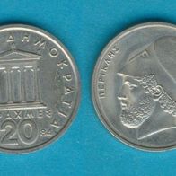 Griechenland 20 Drachmes 1984