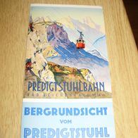 Bergrundsicht vom Predigtstuhlbahn R. Preuss ca 1960