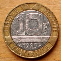 10 Francs 1989 Frankreich