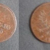 Münze Deutsches Reich: 1 Pfennig Frankfurt 1786 ( F )