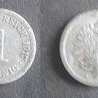 Münze Deutsches Reich: 1 Pfennig 1917 - E - Aluminium