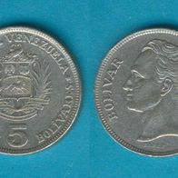 Venezuela 5 Bolivares 1977
