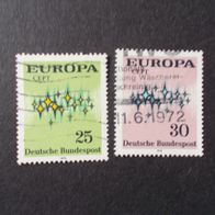 Bund Nr 716-17 gestempelt Europamarken