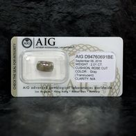 Natural Gray Diamond mit Zertifikat