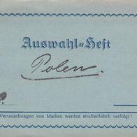 Briefmarken Auswahl-Heft Polen